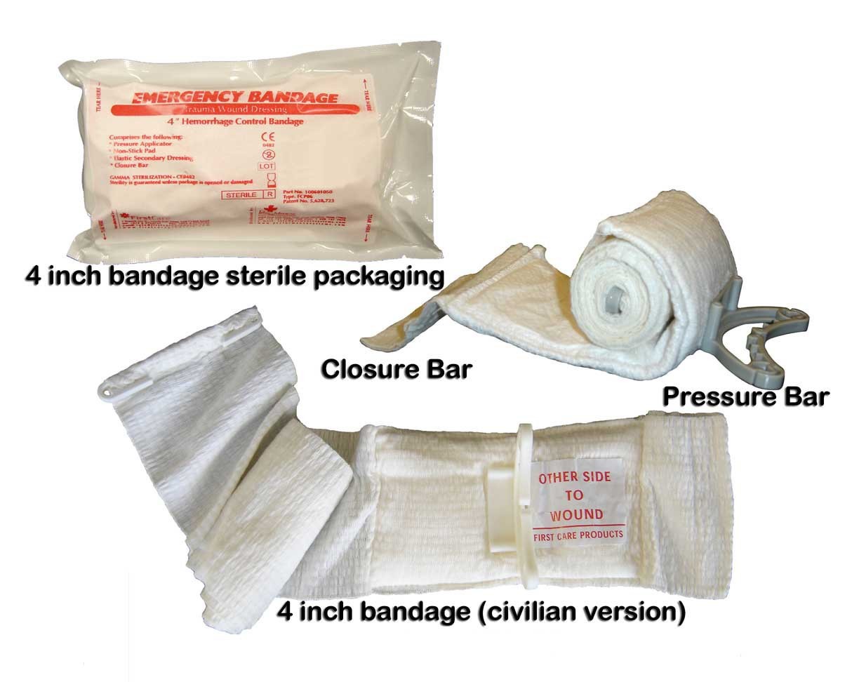 friends of outdoor  der online shop für bergsport & outdoor - FIRST CARE - Emergency  Bandage Zivil weiss