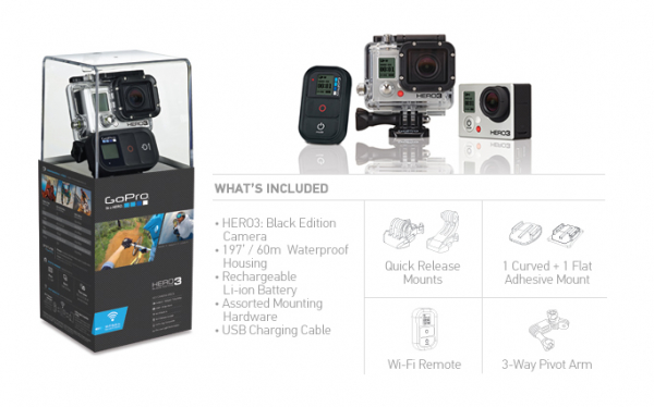 GOPRO - Hero3 Black Edition